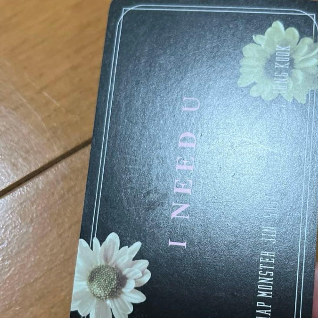 BTS I NEED YOU 個別握手会　カード手渡し会　トレカ　フォトカード