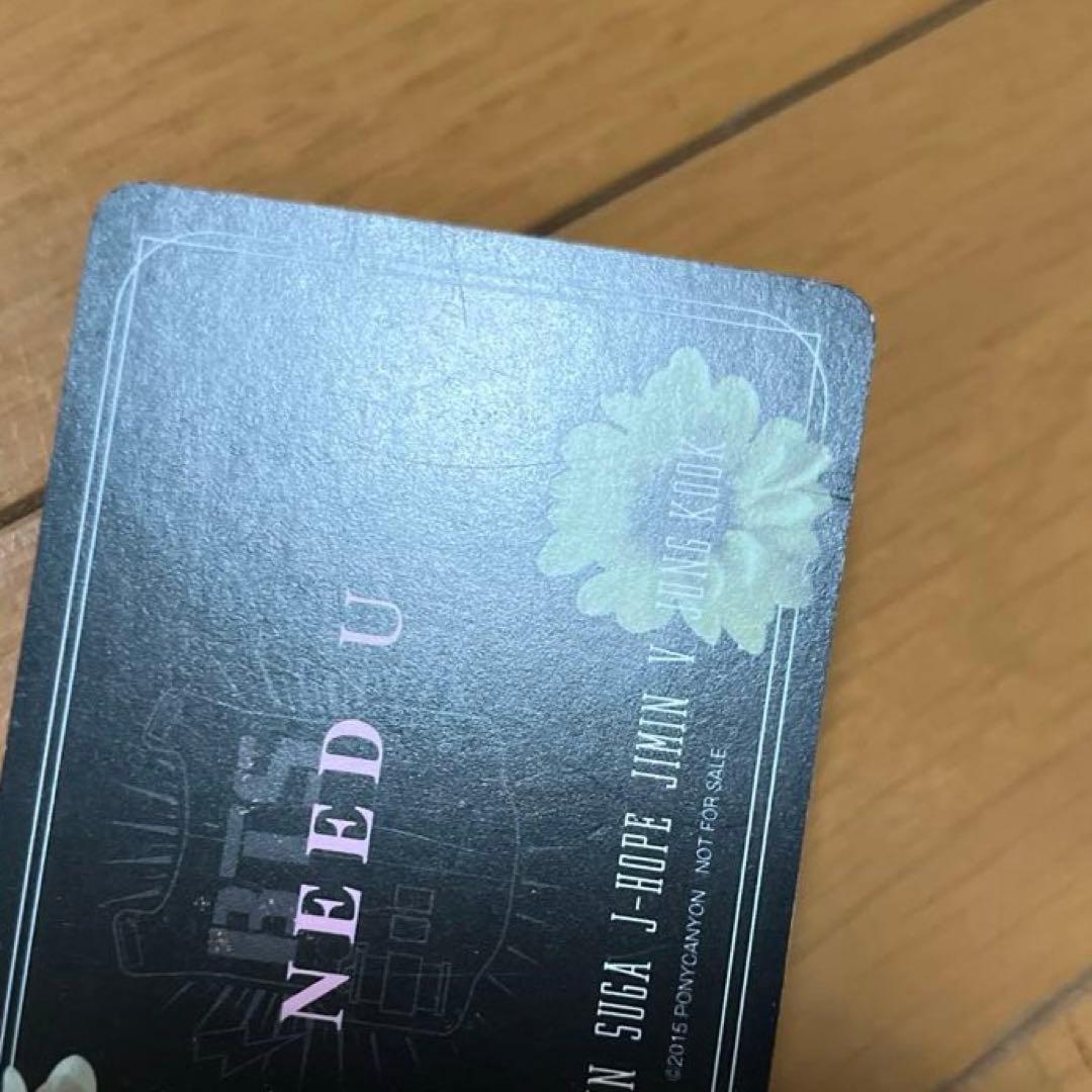 BTS I NEED YOU 個別握手会　カード手渡し会　トレカ　フォトカード