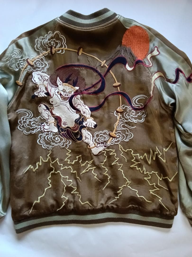 SATORI スカジャン 風神雷神