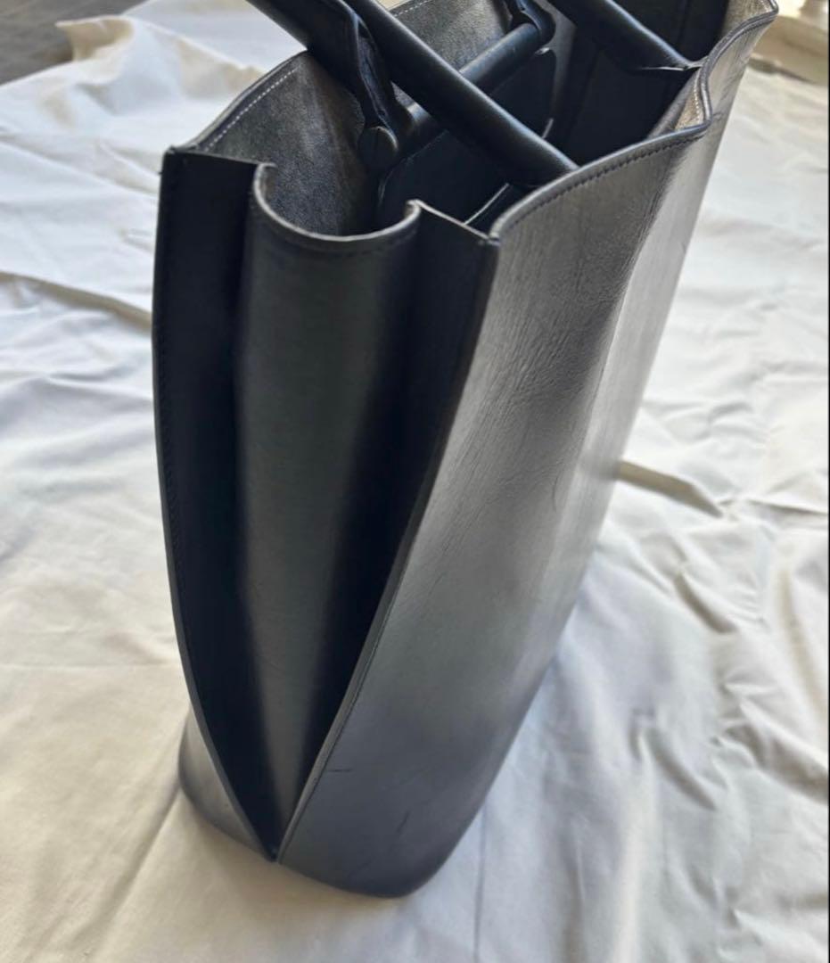 土屋鞄 ブラックヌメ トートバッグ