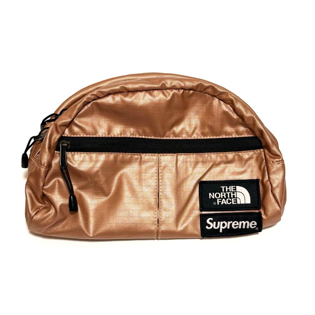 【 Supreme THE NORTH FACE メタリックバッグ】
