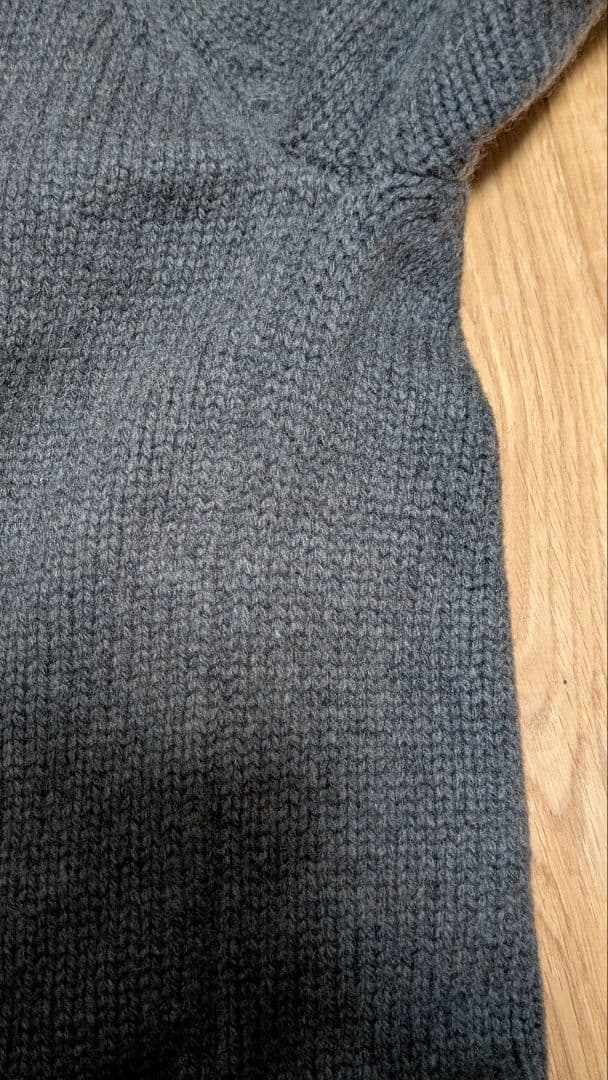 トップス stein EX FINE LAMBS LOOSE HIGH NECK KNIT