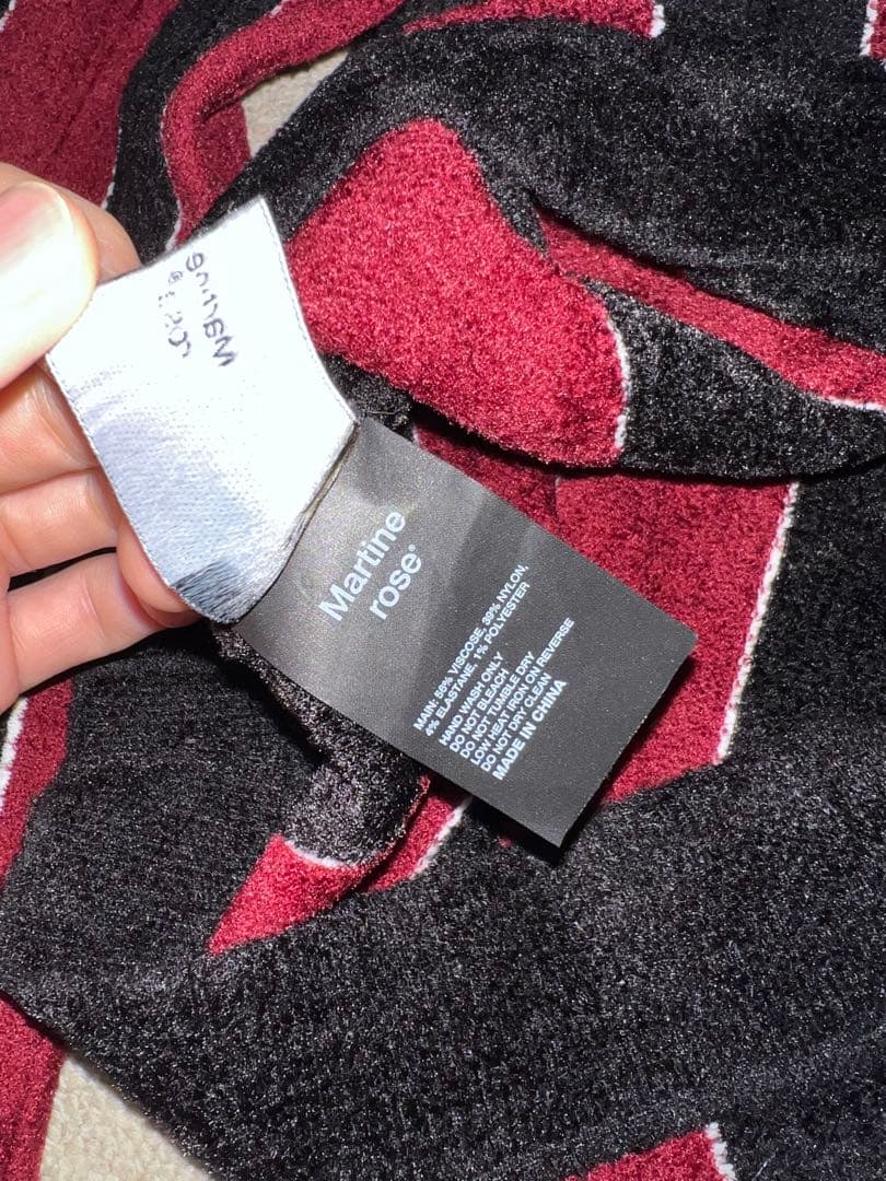 あ*お様 martine rose SPORTY LOGO CREW