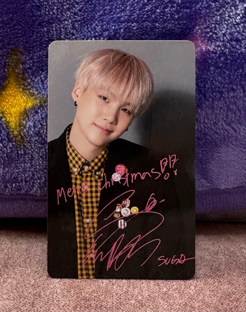 BTS I NEED U ポニーキャニオン限定盤購入特典　クリスマス　SUGA