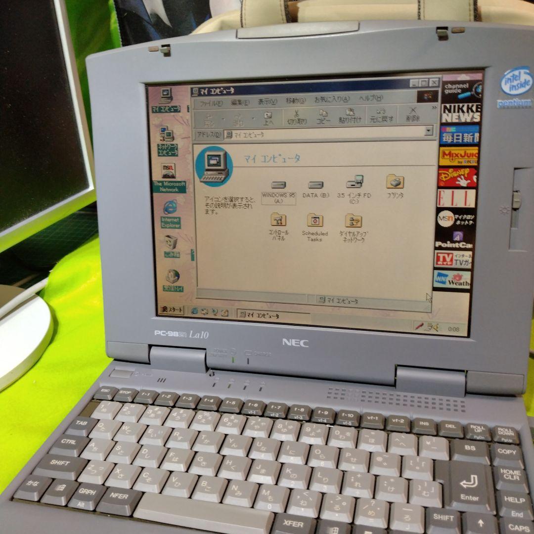 ■NEC PC-98NOTE PC-9821La10/8　ジャンク