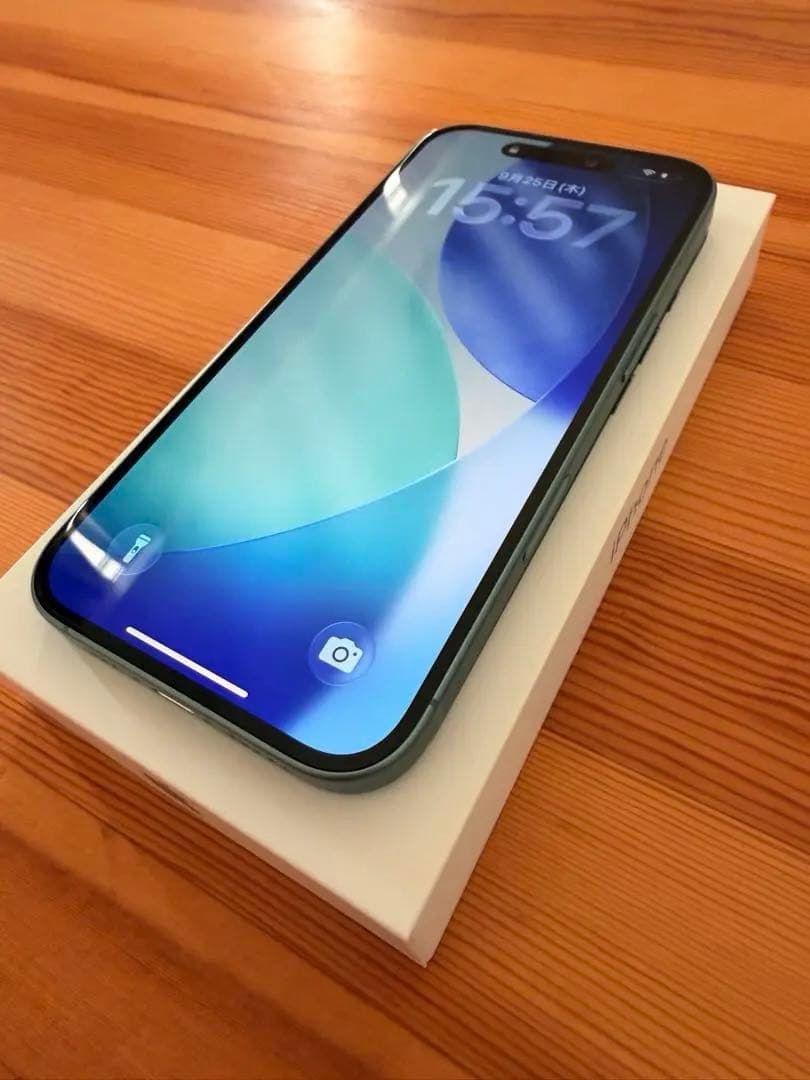 【美品】iPhone16 128GB ティール SIMフリーバッテリー100%