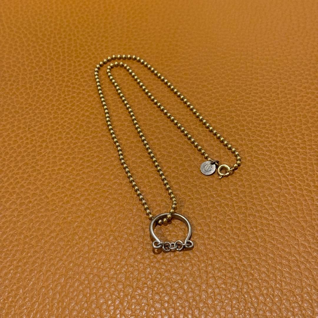 G*➉様 Maison Martin Margiela 真鍮ボールチェーン ネッ