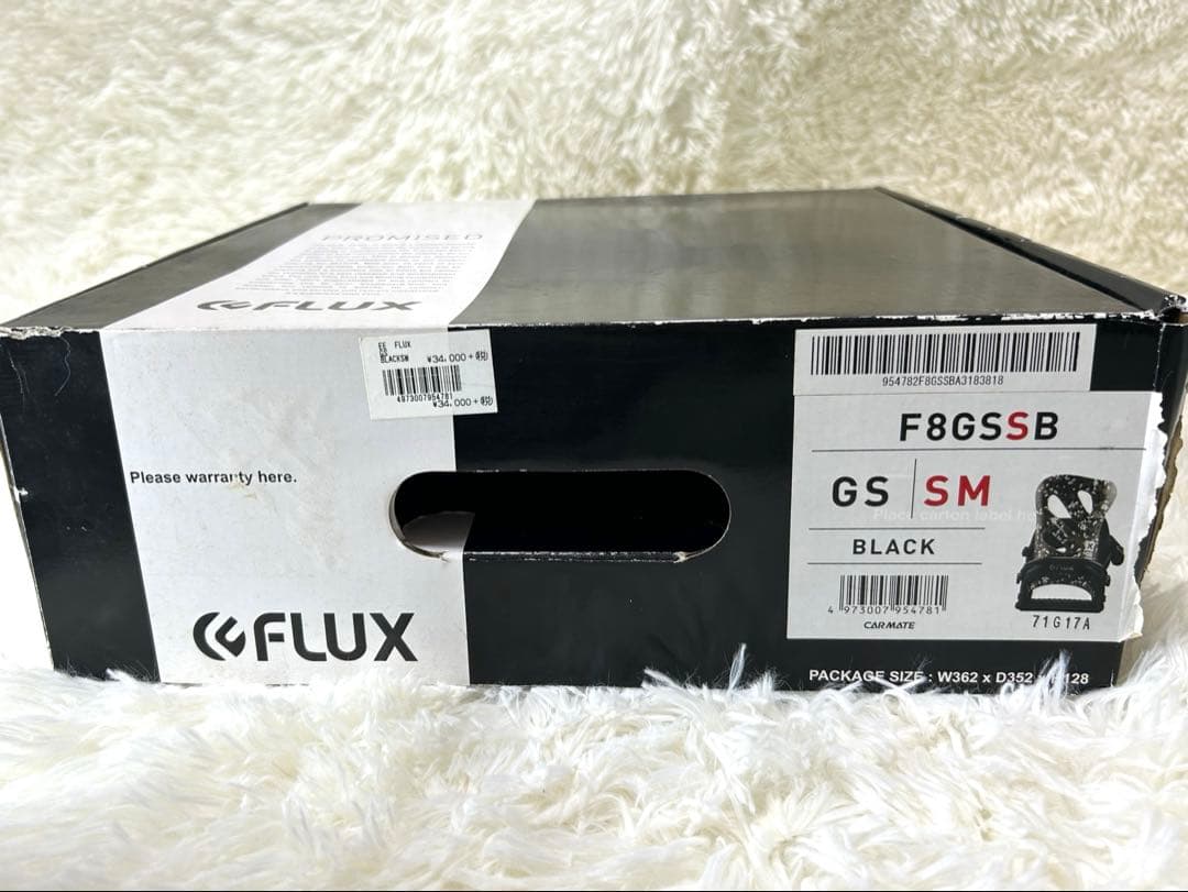 値下げ！FLUX GS SMサイズ スノボ　スノーボード ビンディング