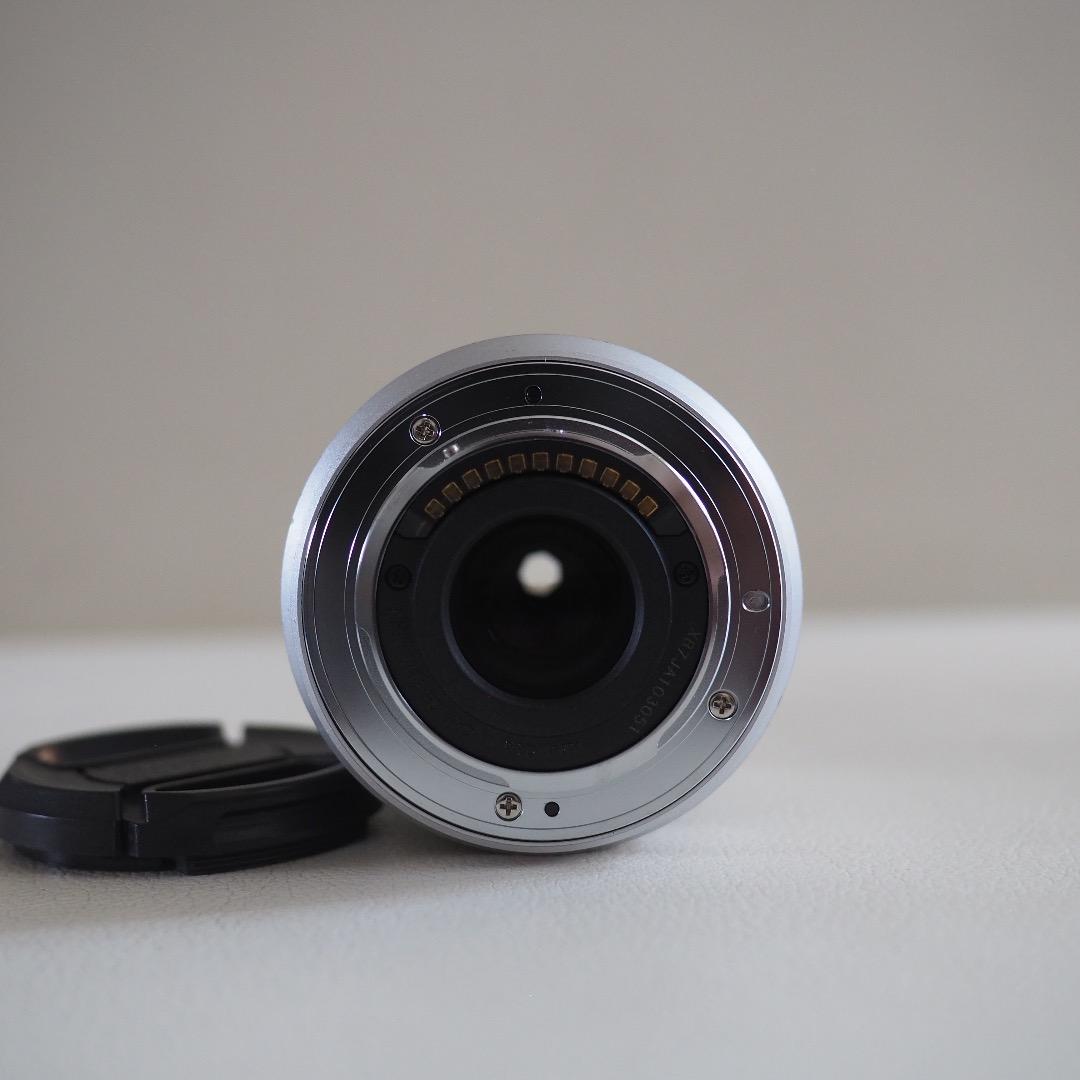 訳ありLUMIX G 25mm / F1.7 ASPH. H-H025シルバー