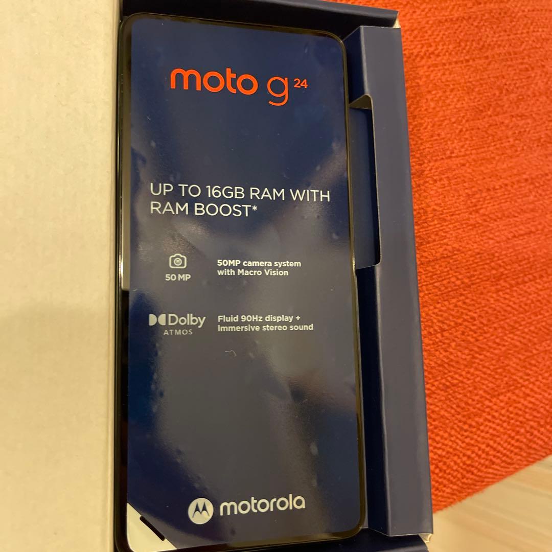 Motorola moto g24 本体　アイスグリーン