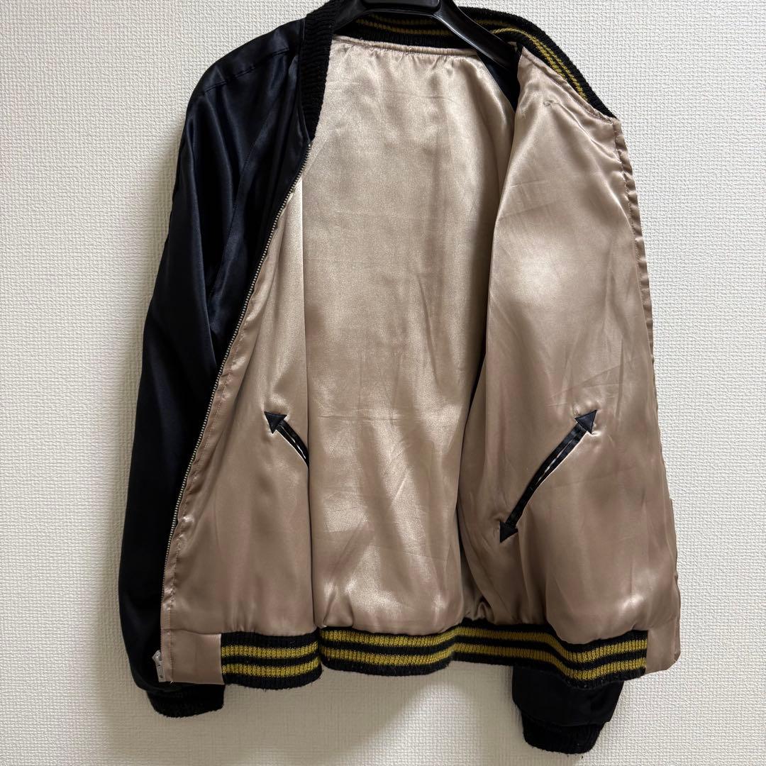 ドクロ　スカジャン　横田　YOKOTA