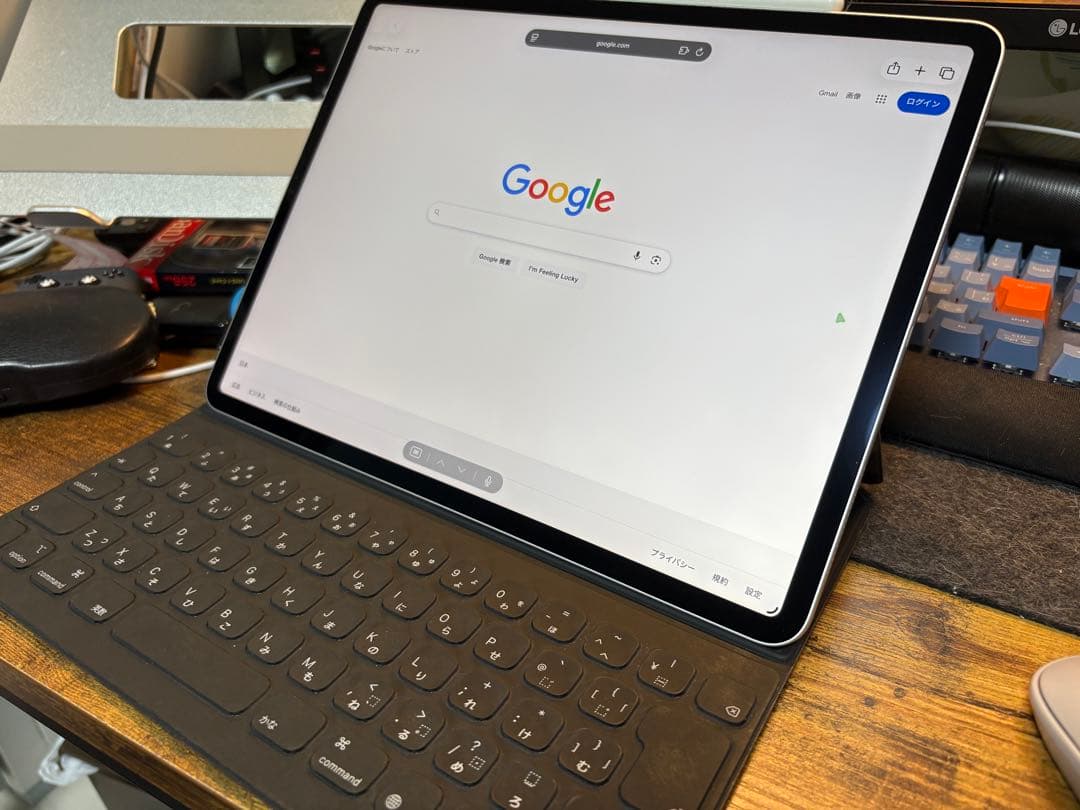 なかiPad Pro 12.9 第4世代1TB Pencilとキーボード付