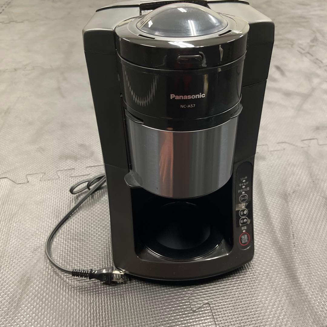 【ほぼ未使用】パナソニック 全自動コーヒーメーカー NC-A57（2020年製）