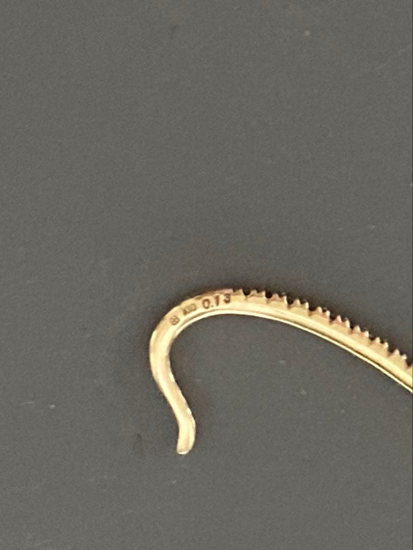 ひろこ　！　 ヒロタカ　GOSSAMER ダイヤモンド ピアスL 片耳