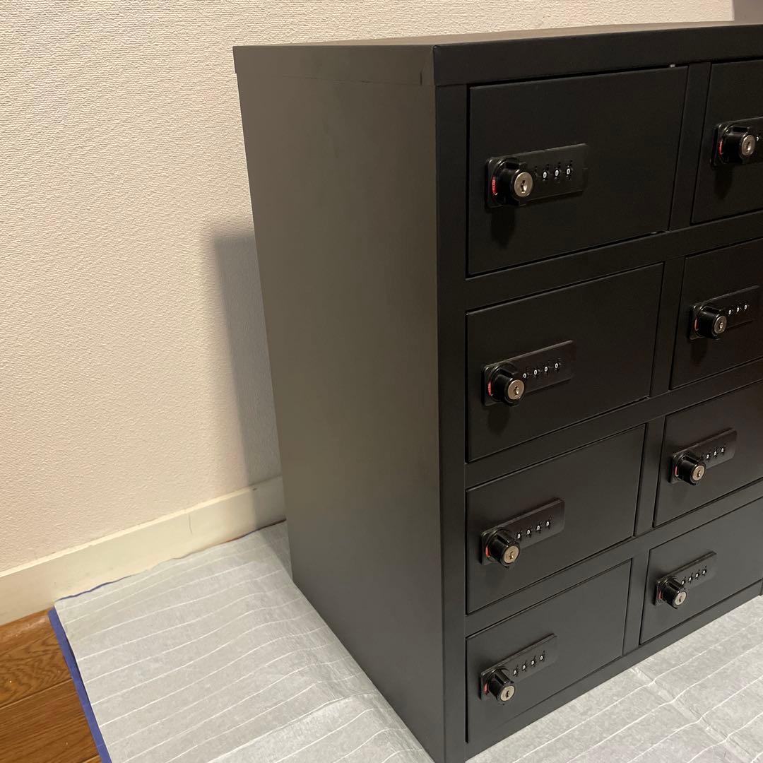 Netforce NSAFE 8人用ダイヤル錠ロッカー　※鍵無し