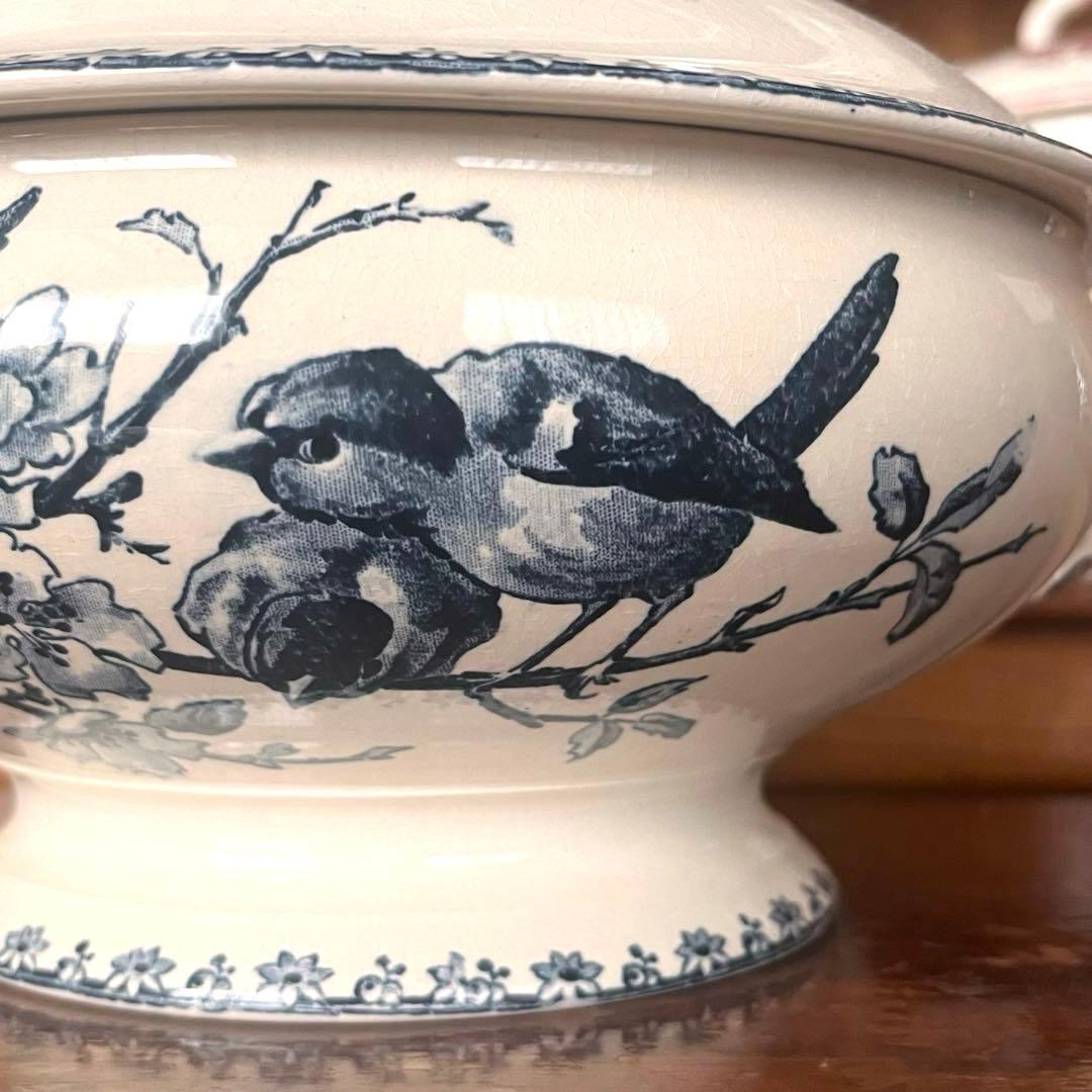 希少＊美品＊仏アンティーク サルグミンヌ favoriレギュミエ・スーピエール