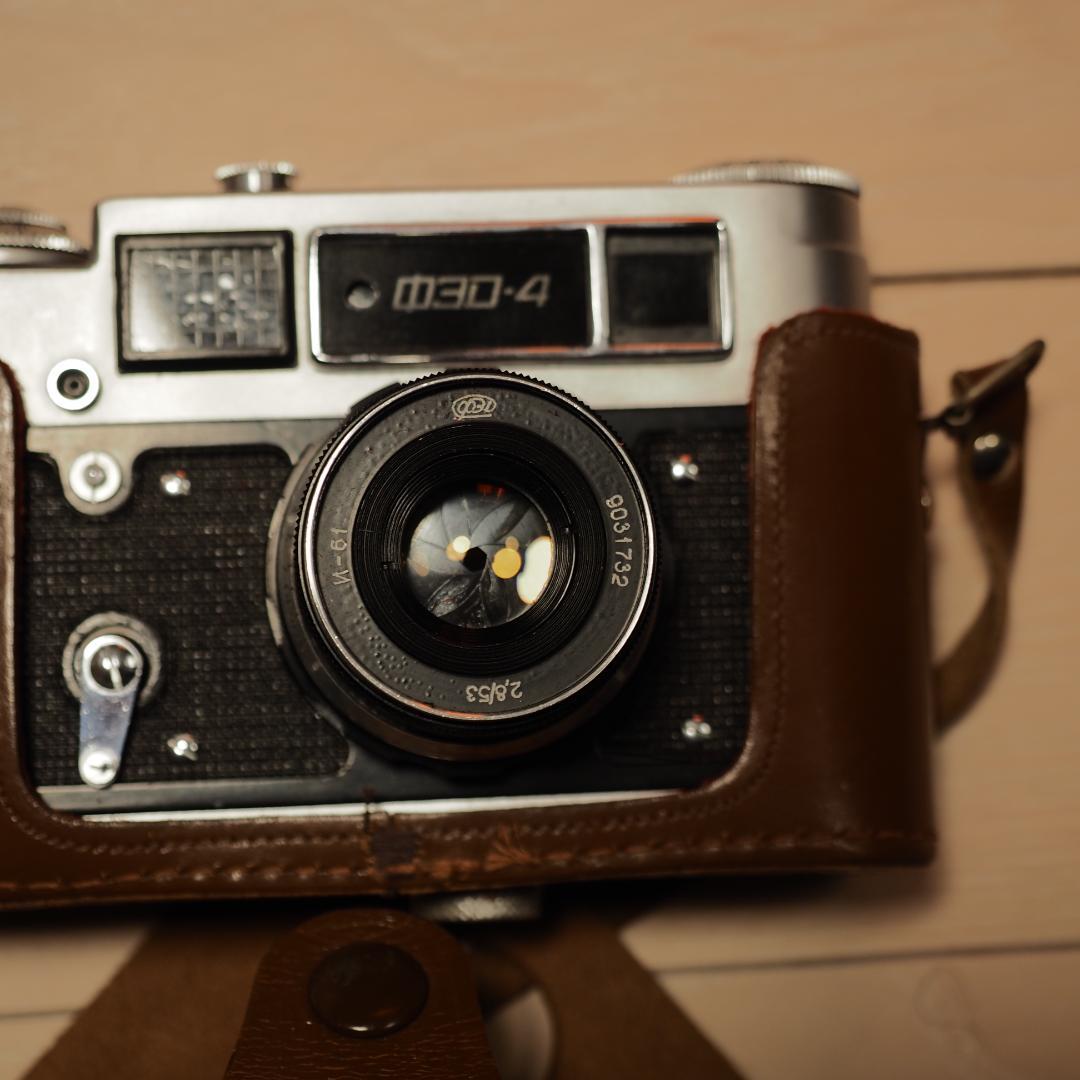 ロシア　FED 4 ボディ &　インダスター61 53mm f2.8
