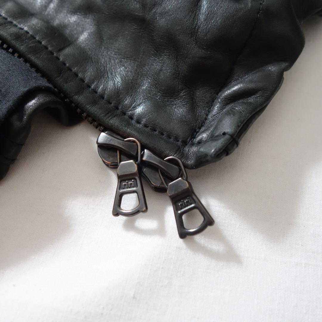 ジャケット・アウター attack the mind7 military leather jacket