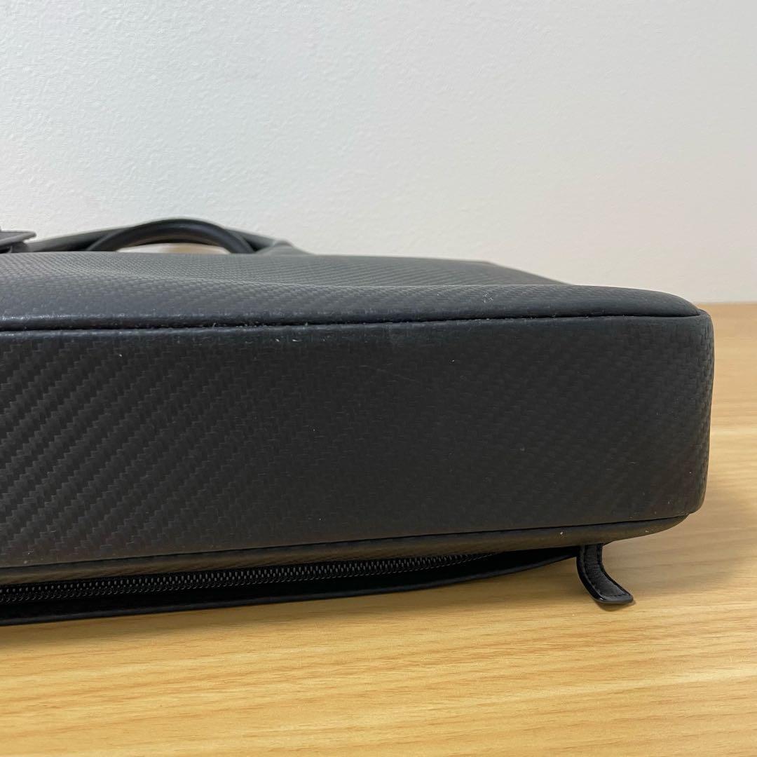 ダンヒル　ビジネスバッグ　ブリーフケース　レザー　ブラック