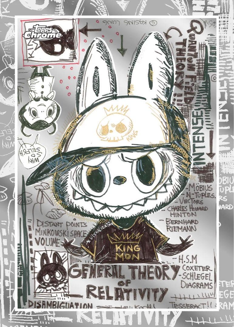 Topps Chrome 10周年記念ボックス ラブブ カード labubu