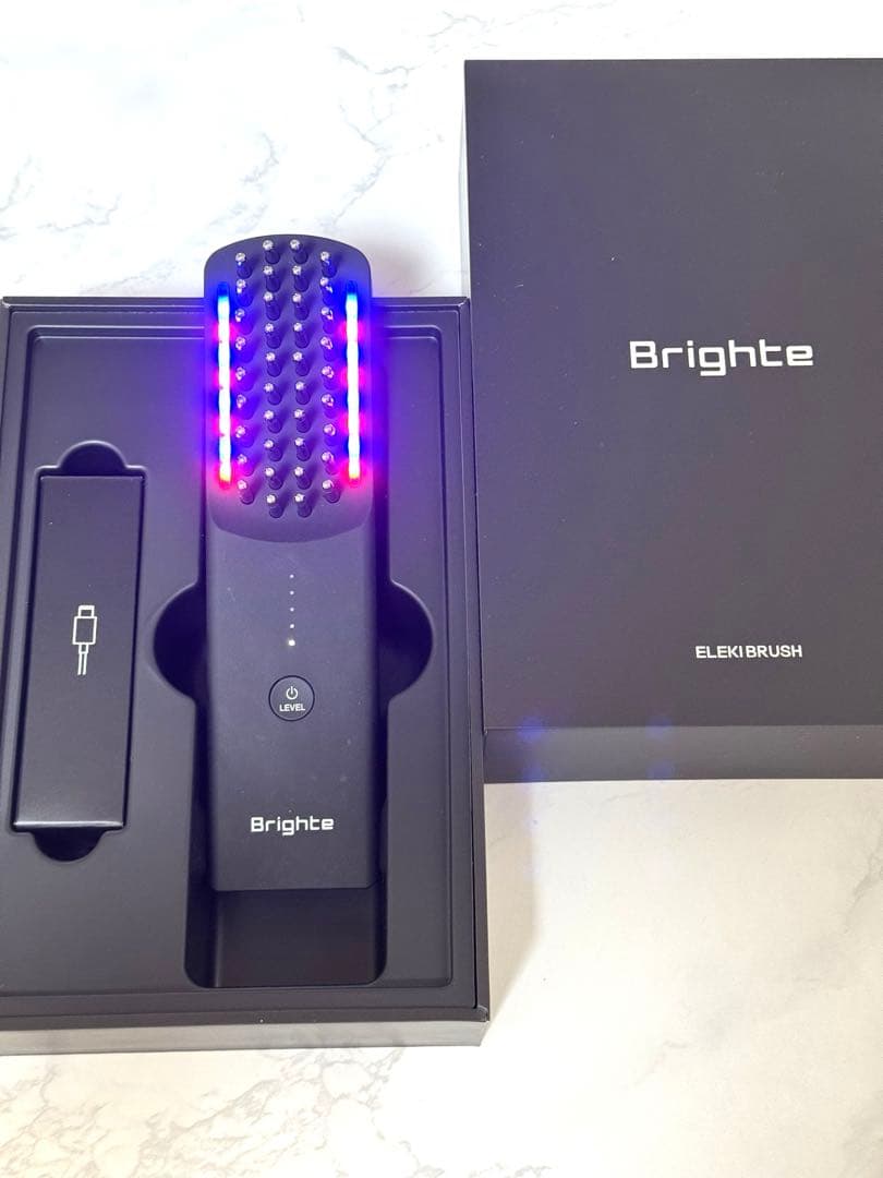 ☆美品☆ブライトBrighte エレキブラシ美顔器とシートマスクEL5枚セット