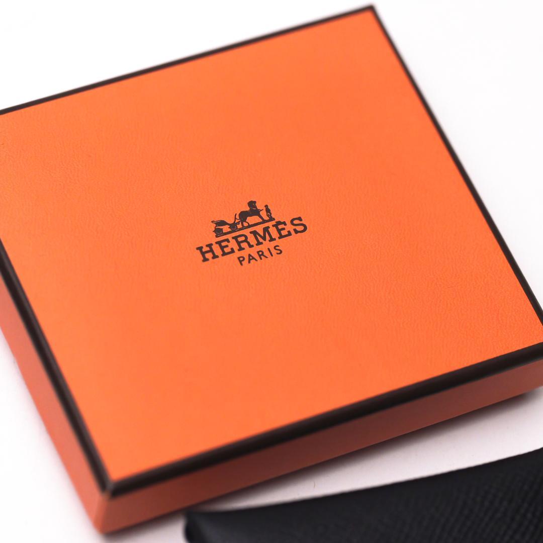 【未使用級】エルメス バスティア ブラック ヴォーエプソン HERMES