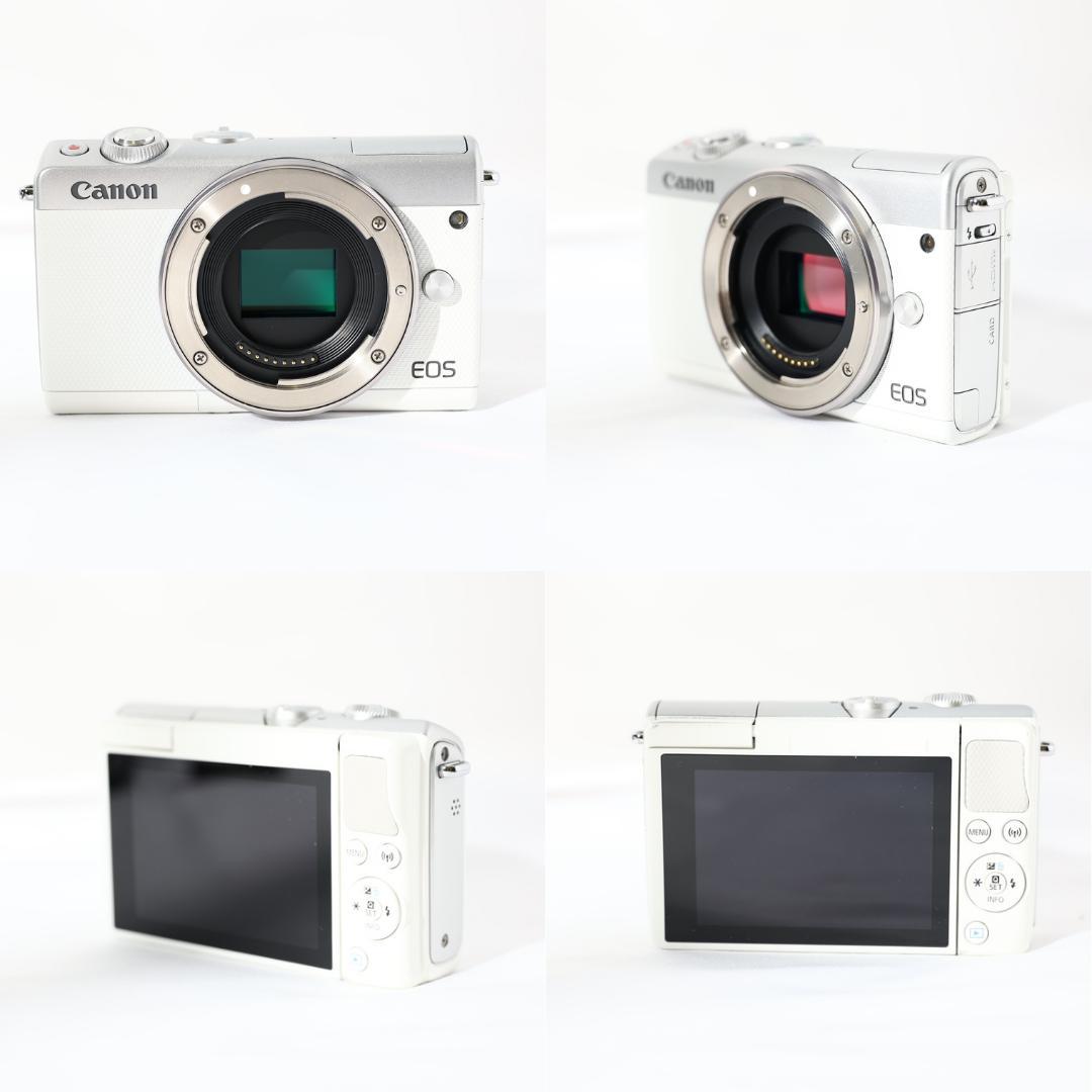 【美品】Canon EOS M100 ミラーレス一眼カメラ レンズセット