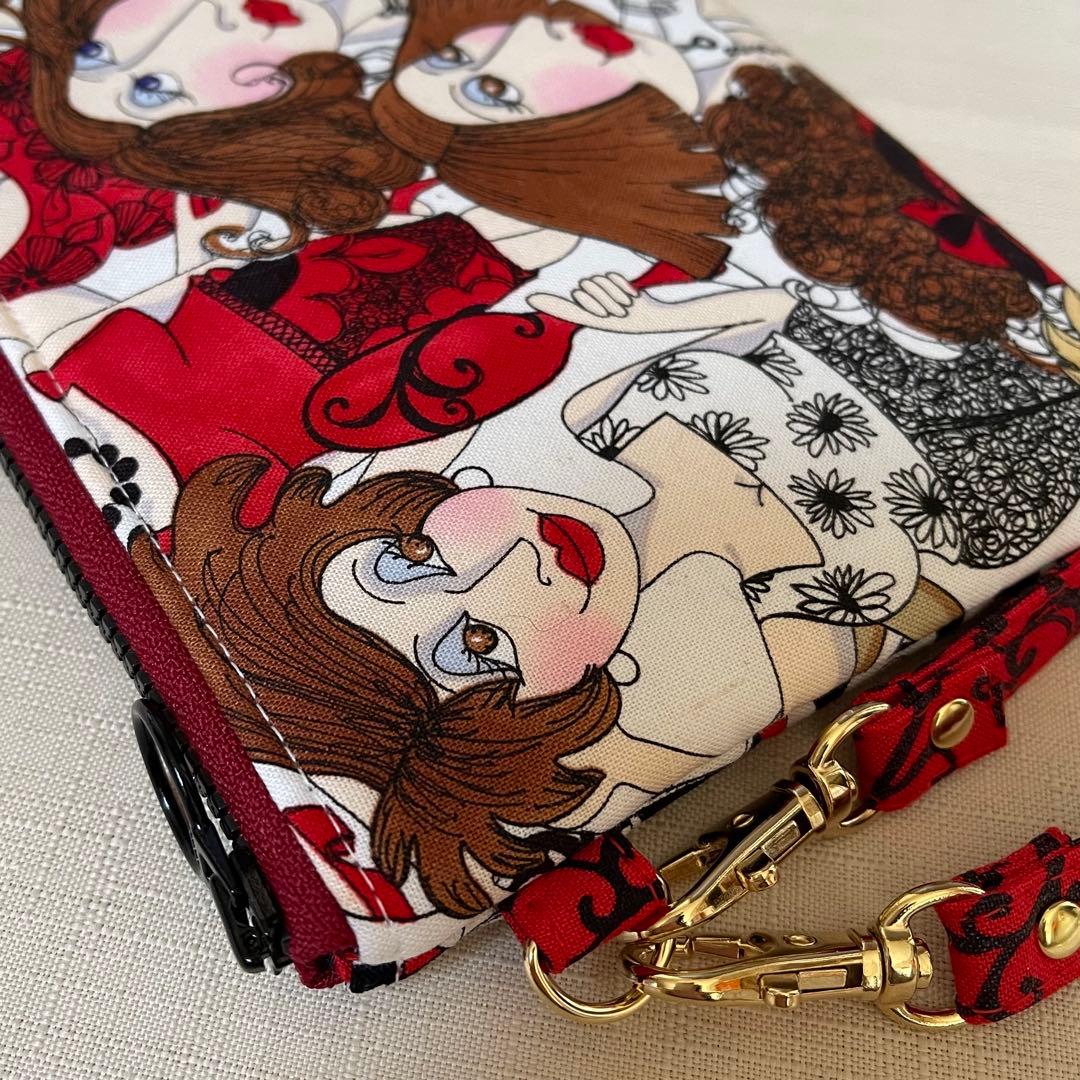 ♡20㎝ファスナーポーチ♡ハンドメイド　ロラライハリス
