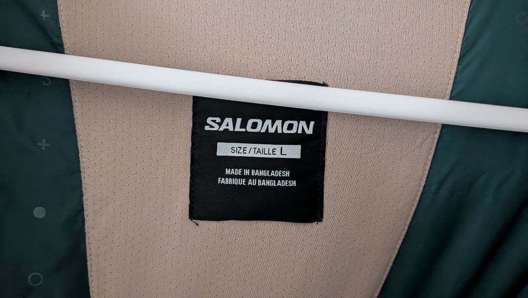 値下げ‼️SALOMON スノーボードジャケット L ベージュ　セット