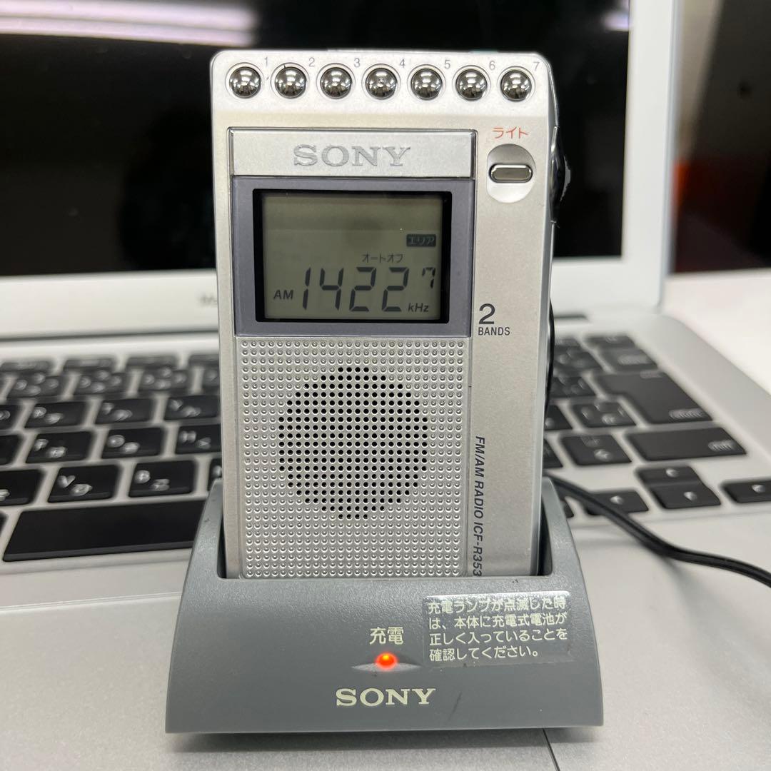 SONY FM/AM ポケッタブルラジオ ICF-R353