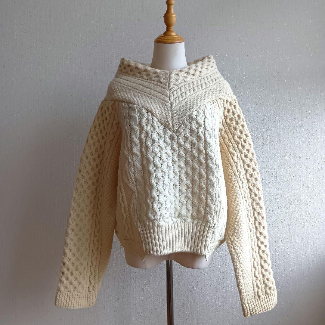 77circa リメイクフィッシャーマンニット