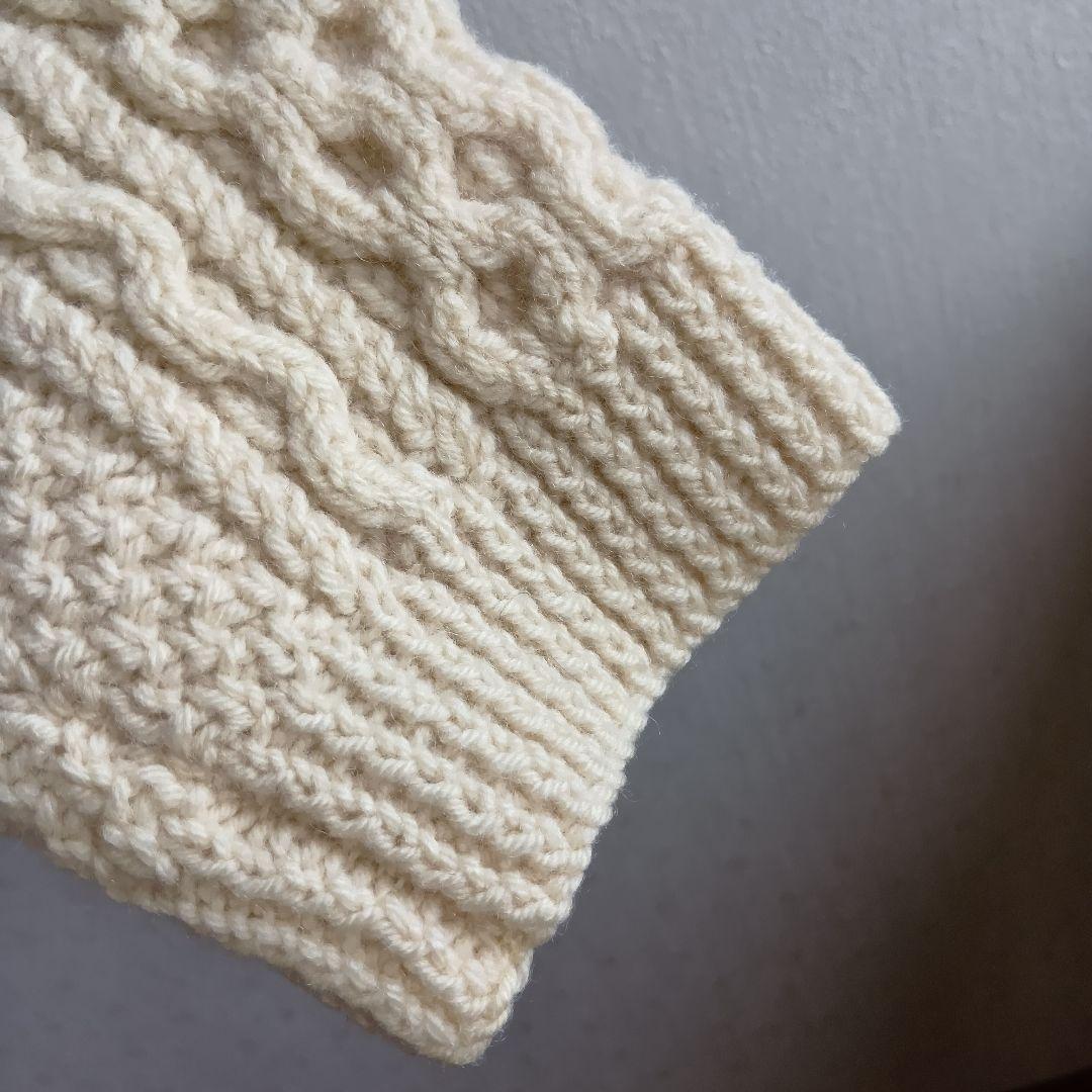 77circa リメイクフィッシャーマンニット