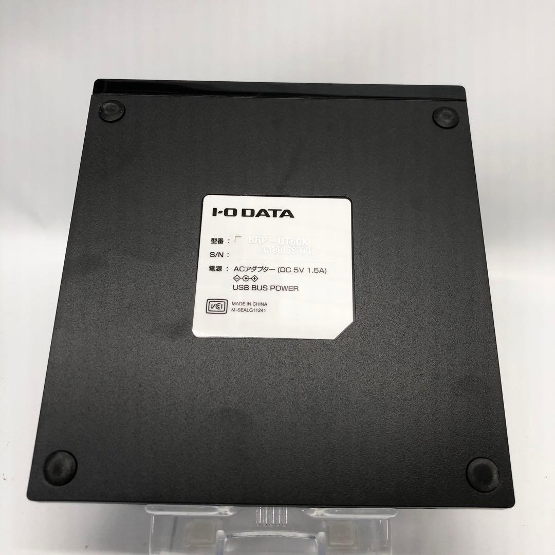 I-O-DATA ポータブルブルーレイドライブ BRP-UT6CK