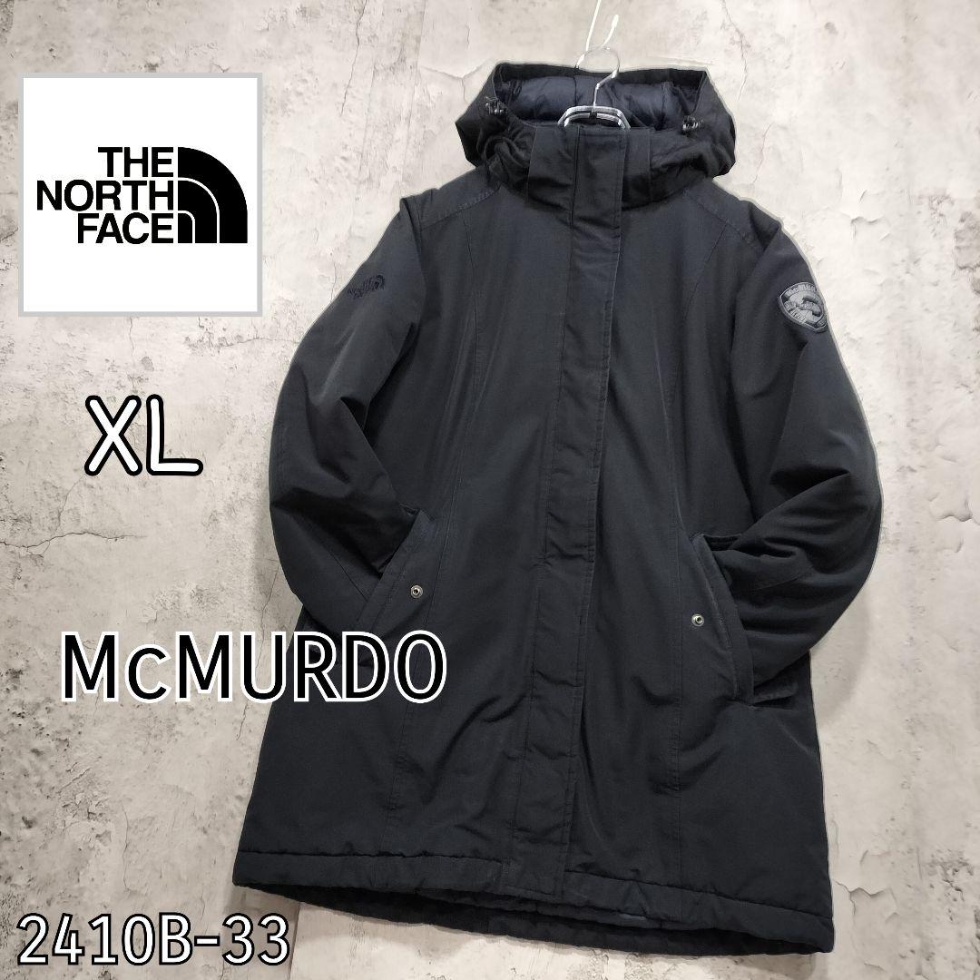 ★人気　ノースフェイス　マクマード　ダウンジャケット　ブラック　レディース　XL
