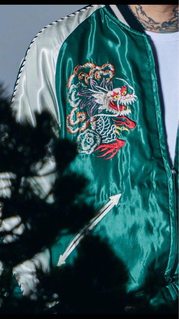 RVU0225AVIREX50THANNIVERSARYスカジャン