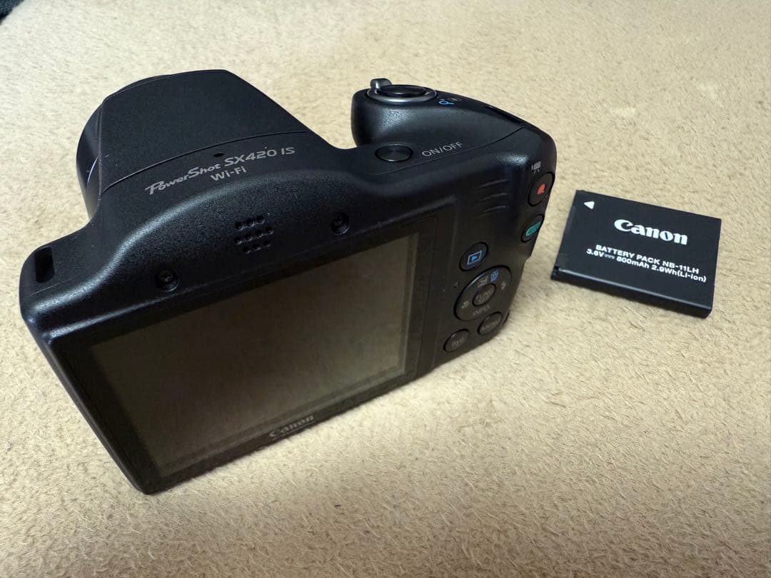 Canon SX420 IS デジタルカメラ 本体とバッテリー付き