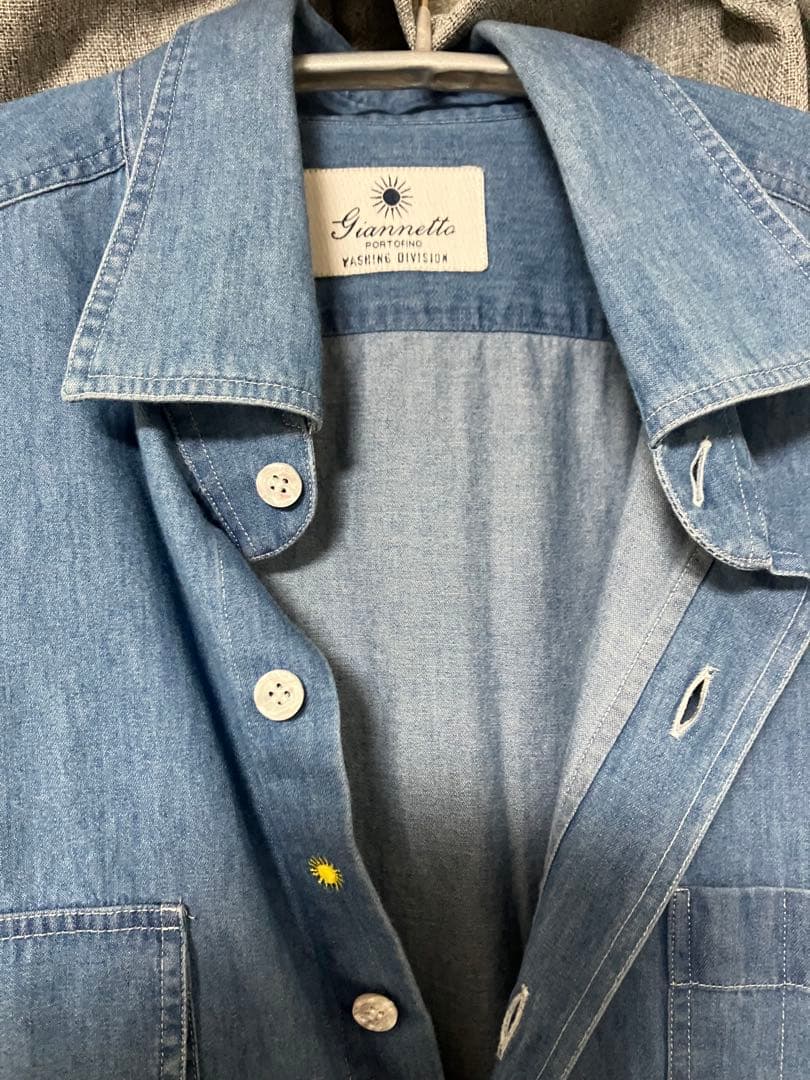 T*A様 ジャンネット　デニム調　シャツ　40