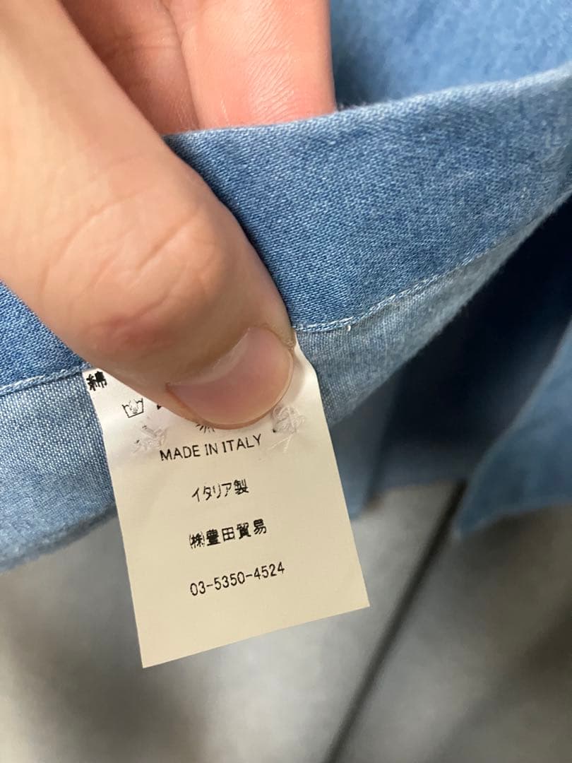 T*A様 ジャンネット　デニム調　シャツ　40