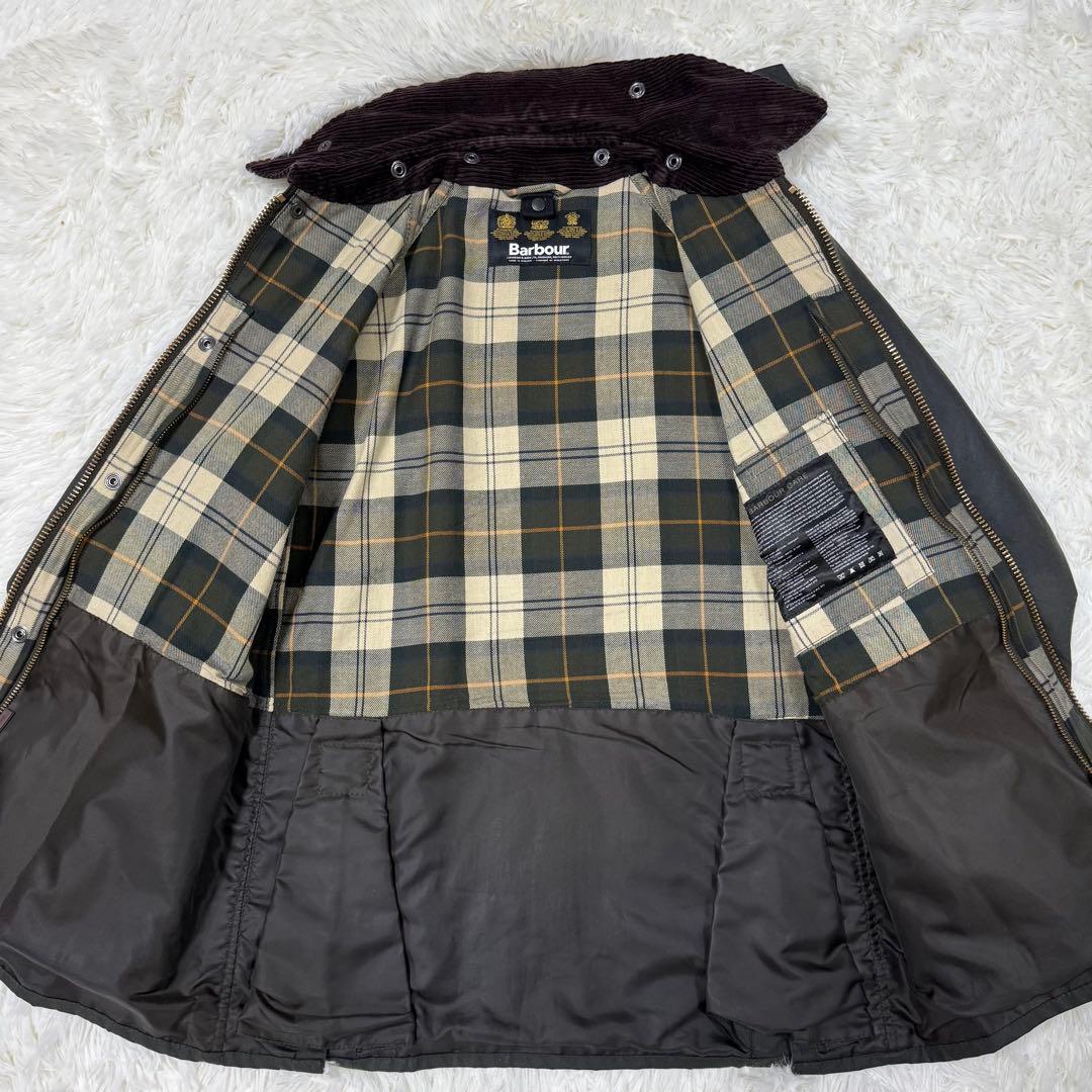 美品✨バブアー ビデイル SL セージ 36 3ワラント ワックスド オイルド