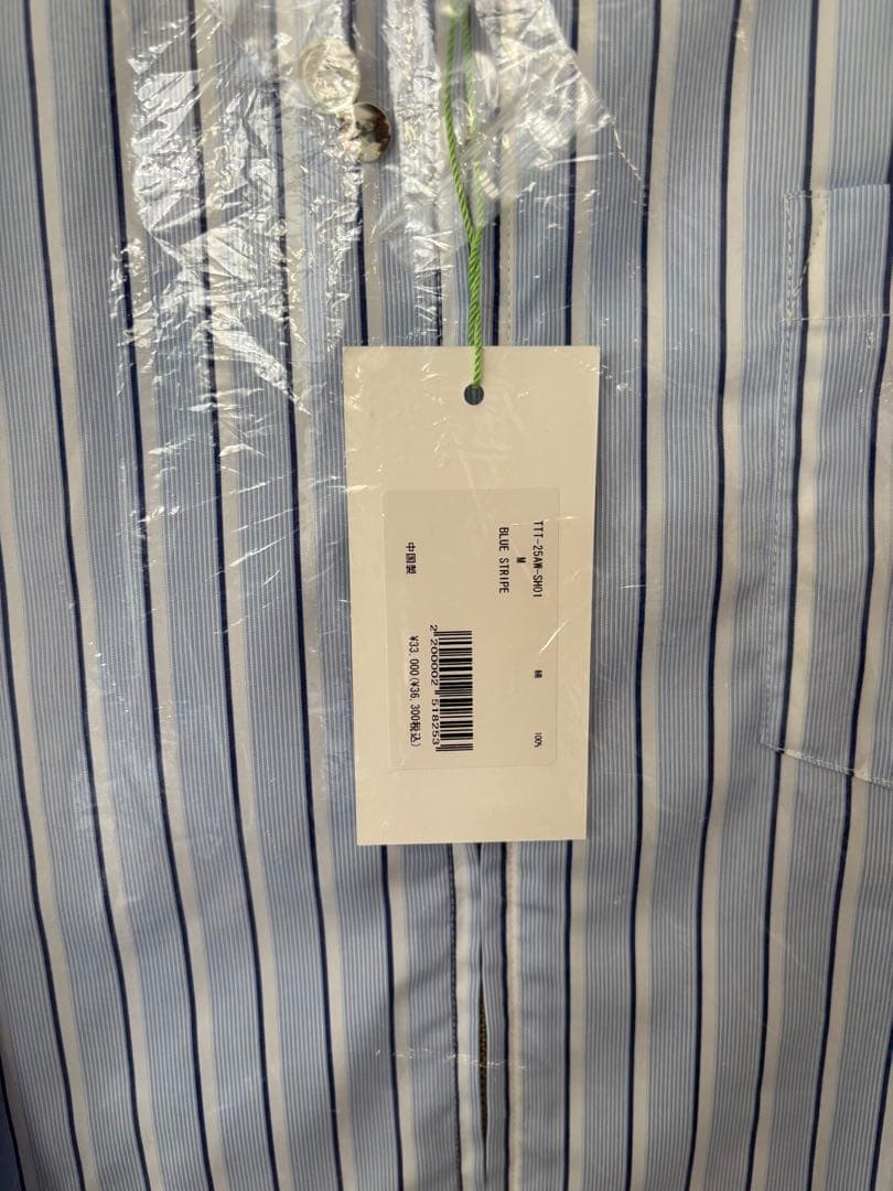 TTT MSW Zip up shirt（BLUE STRIPE）