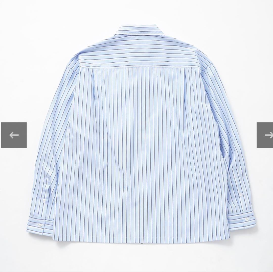 TTT MSW Zip up shirt（BLUE STRIPE）