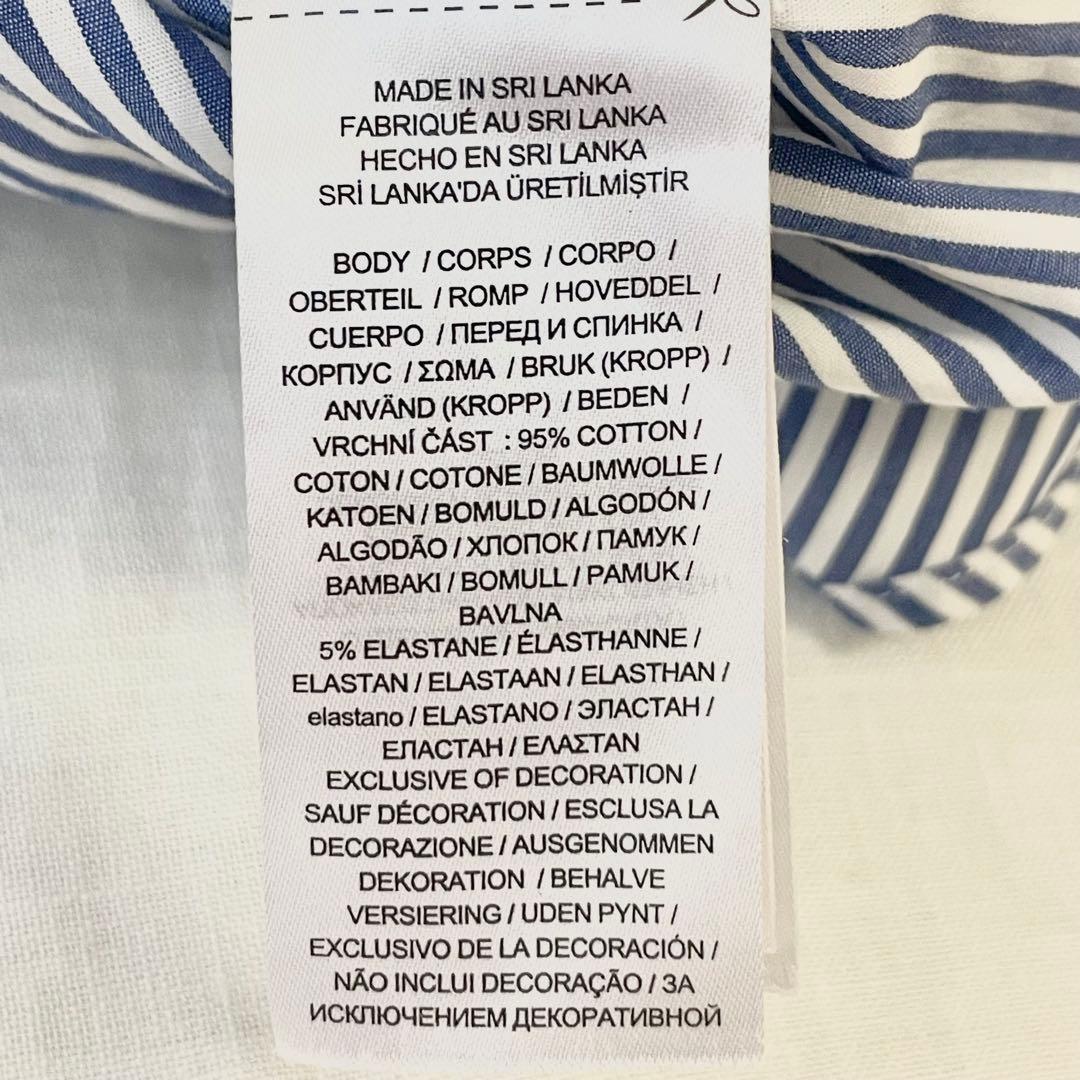 【未使用級】ローレンラルフローレン　ストライプ　シャツ　刺繍　XXS