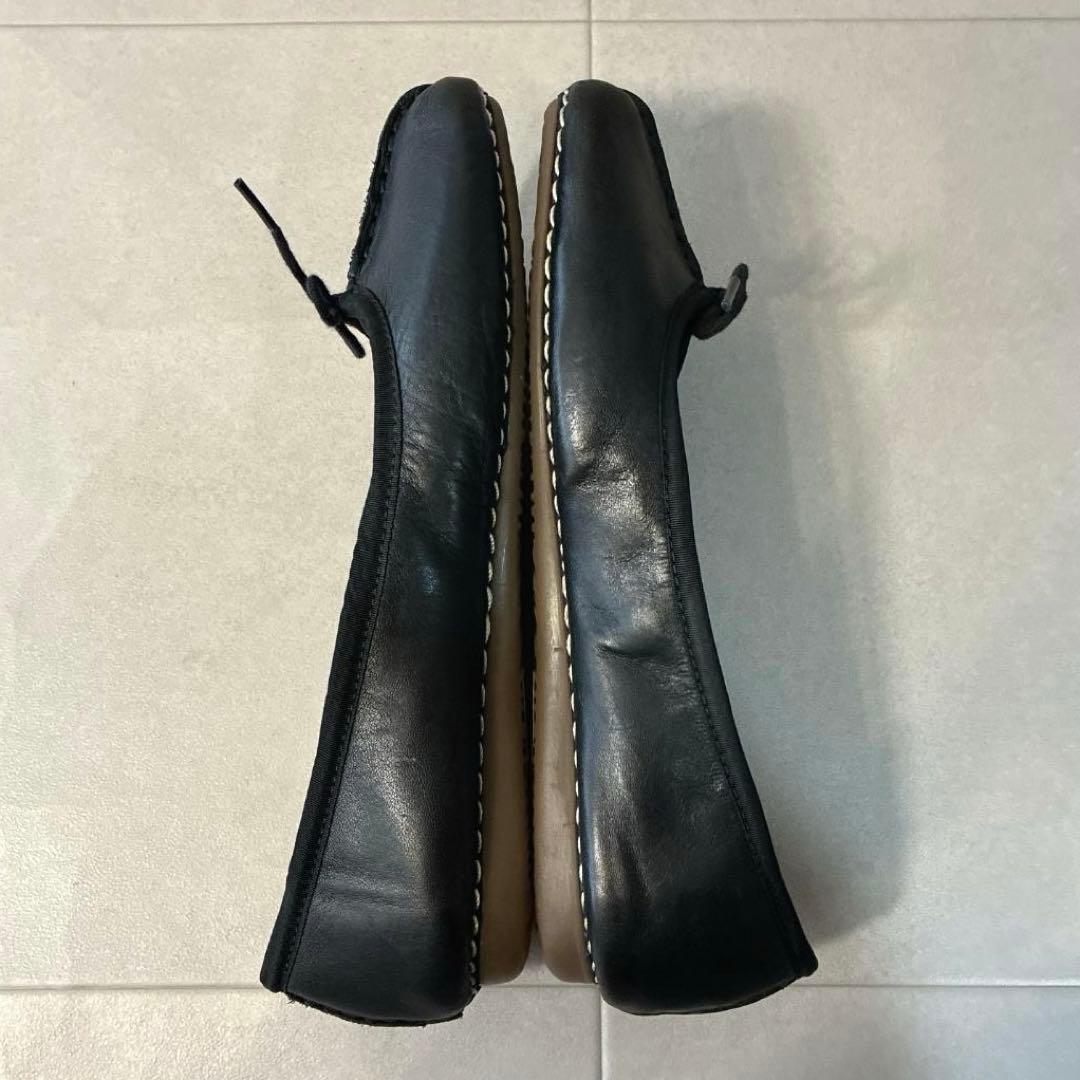 新品 クラークス♡フレックルアイス レザー バレエシューズ パンプス 黒
