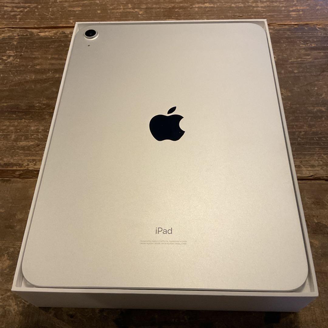 ②Apple iPad (第10世代) Wi-Fi シルバー 64GB