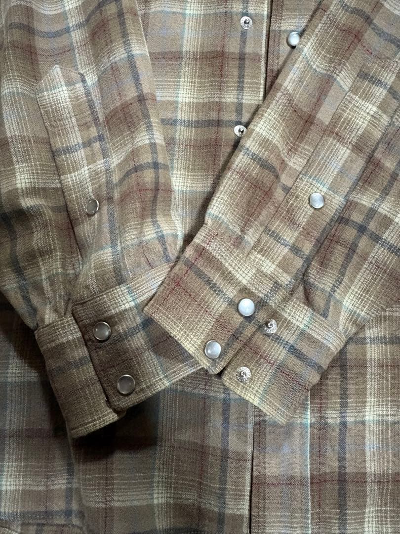 silver hairPendleton 90s usa製ウエスタンシャツ