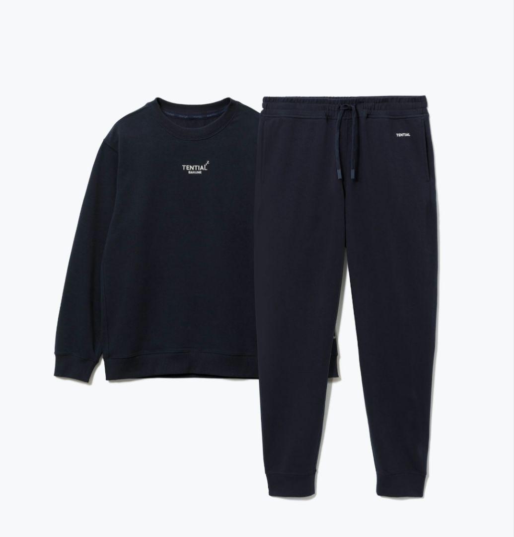 新品未使用★未開封 BAKUNE スウェット 上下セット　ネイビー　Sサイズ