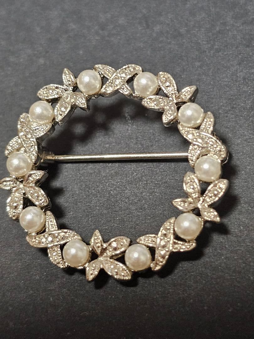 【お値下げ】ヴィンテージ　シードパールとシルバー　ペンダント