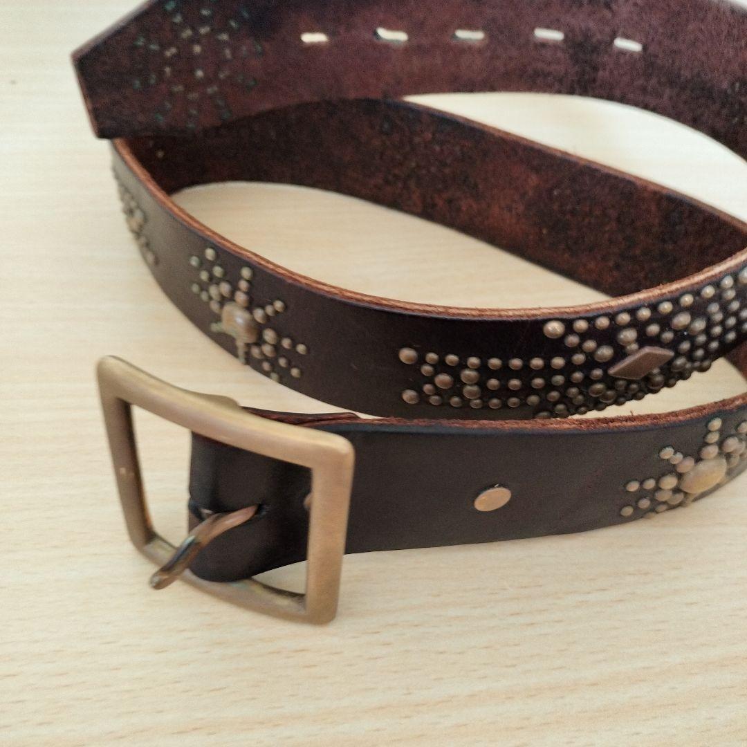 HTC HOLLYWOOD スタッズ付きレザーベルト