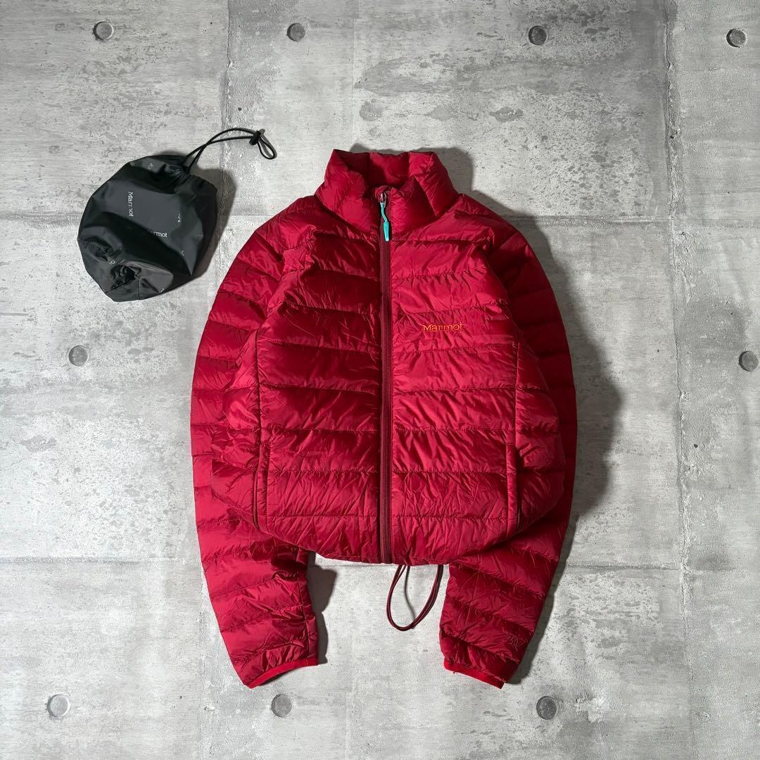 Marmot パフジャケット ダウン 短丈 ドローコード 750fill y2k