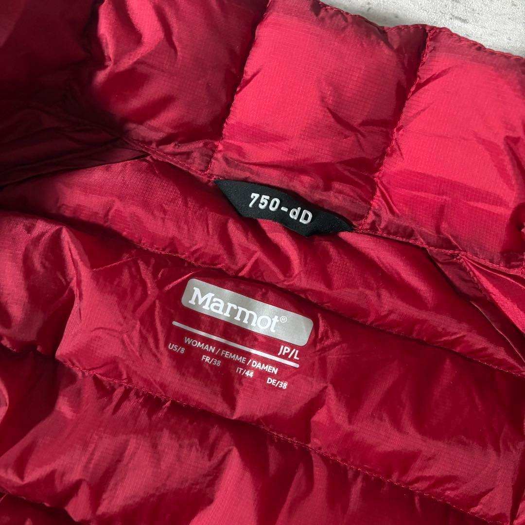 Marmot パフジャケット ダウン 短丈 ドローコード 750fill y2k